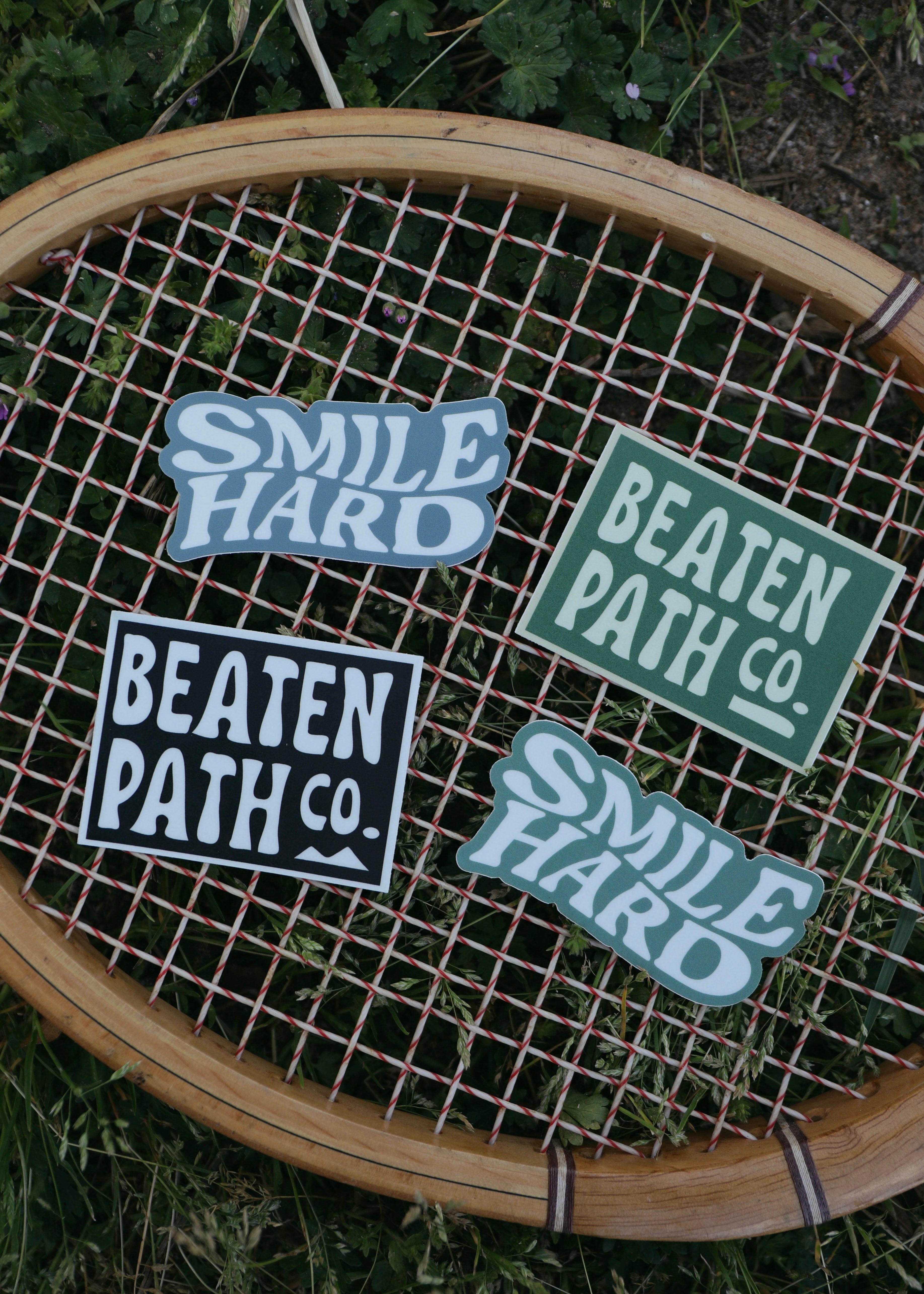 Beaten Path Co: SMILE HARD & BEATEN PATH STICKER PACK