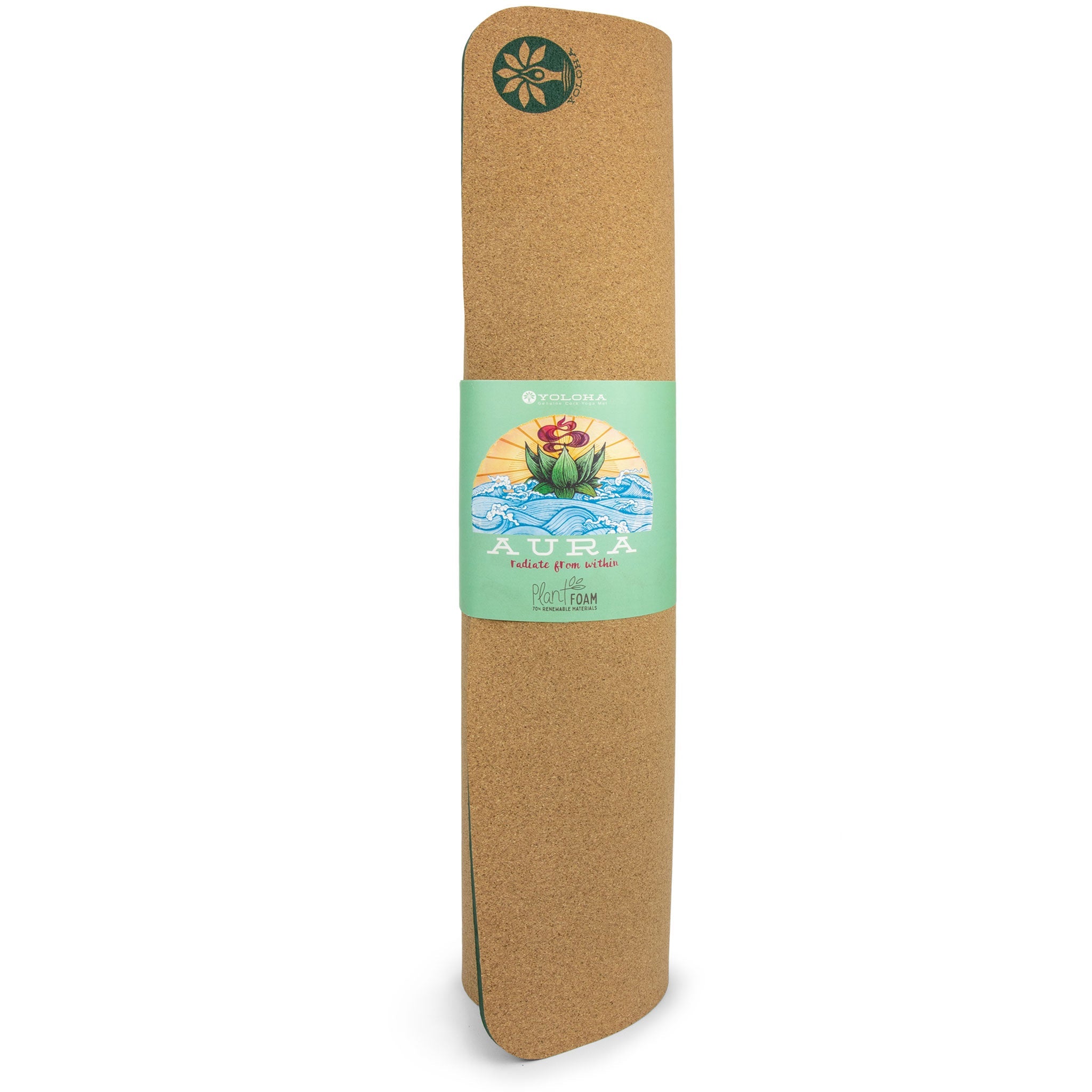 Yoloha Yoga: Aura Cork Yoga Mat