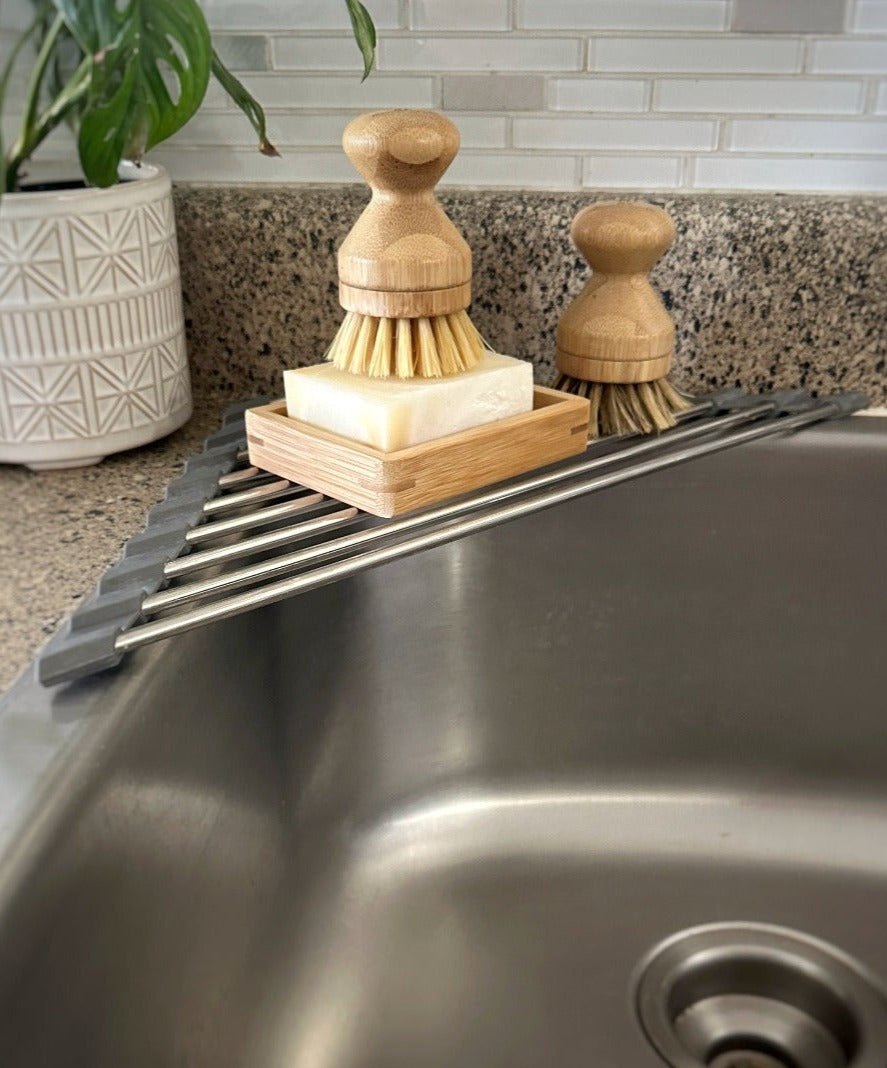 Me Mother Earth: Corner Roll-Up Sink Rack