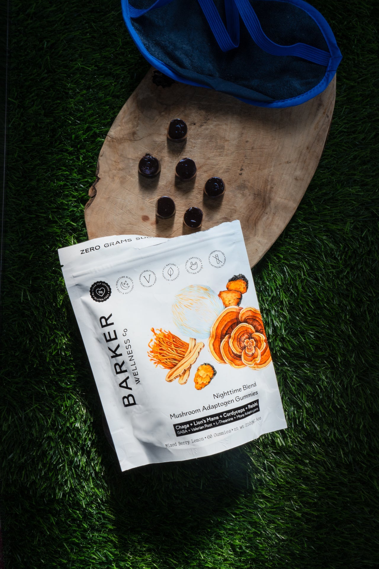 Barker Wellness: Mushroom Adaptogen Gummies - Nighttime
