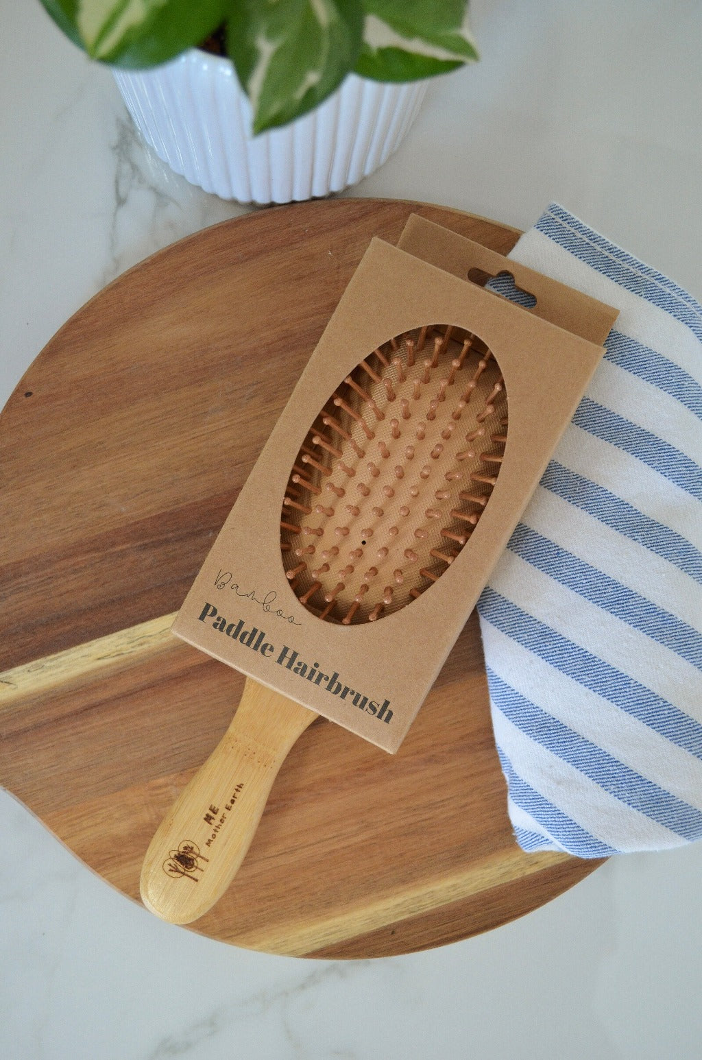 Bamboo Paddle HairBrush