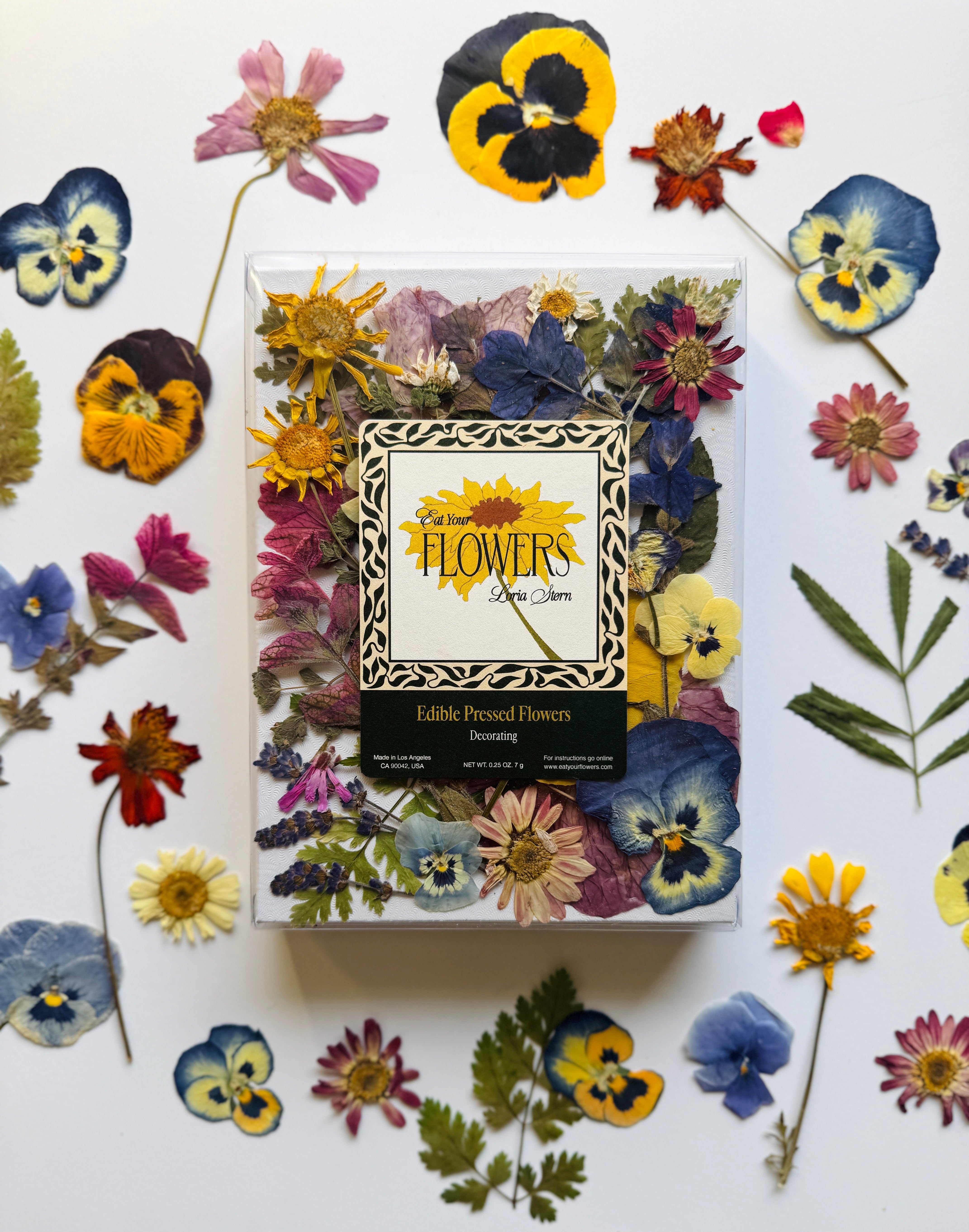 Eat Your Flowers: Edible Pressed Flowers for Decoration