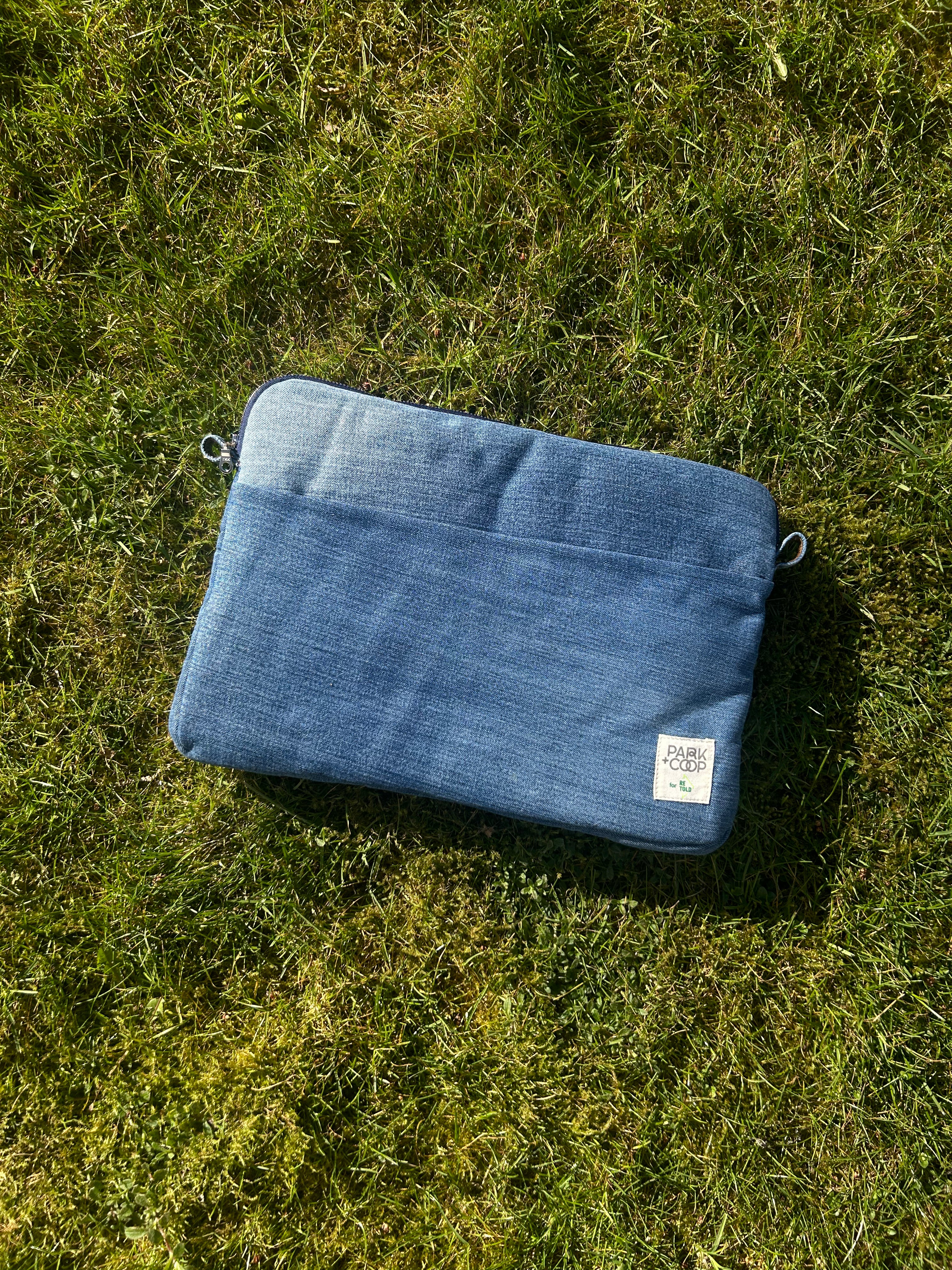 Park+Coop for Retold: Upcycled Laptop Case