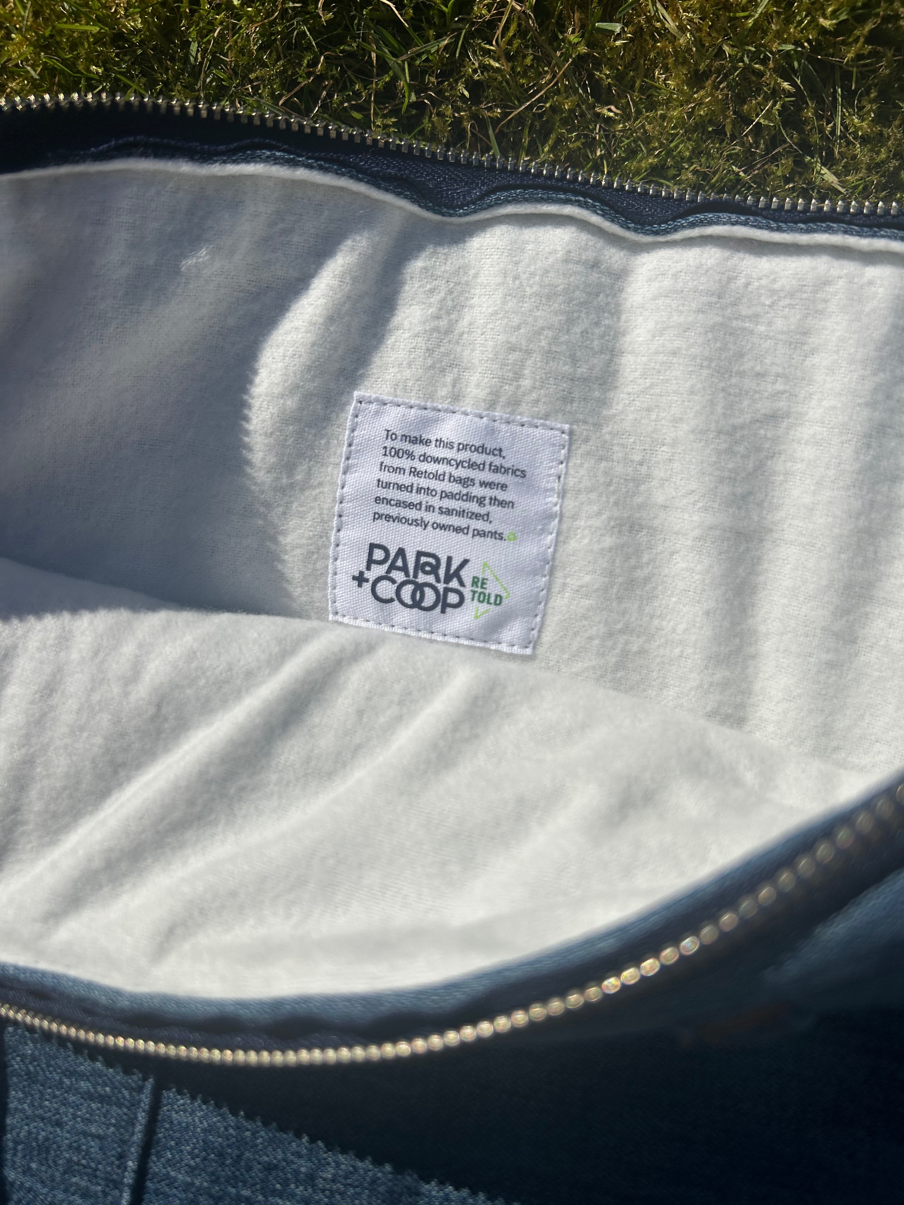 Park+Coop for Retold: Upcycled Laptop Case