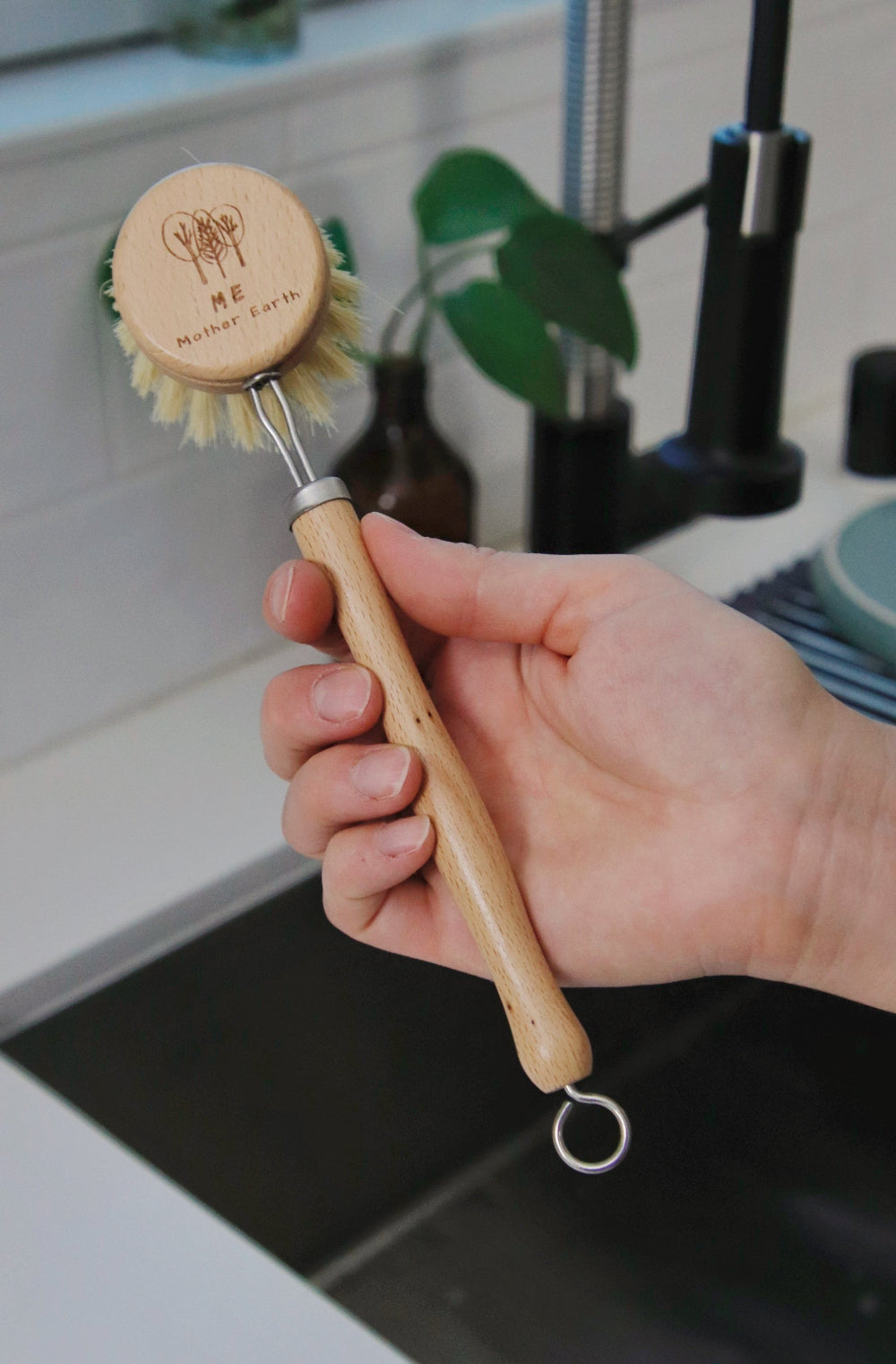 3 Pack - Multipurpose + Wood Scrub Brush + Beechwood Sisal Kitchen Brush