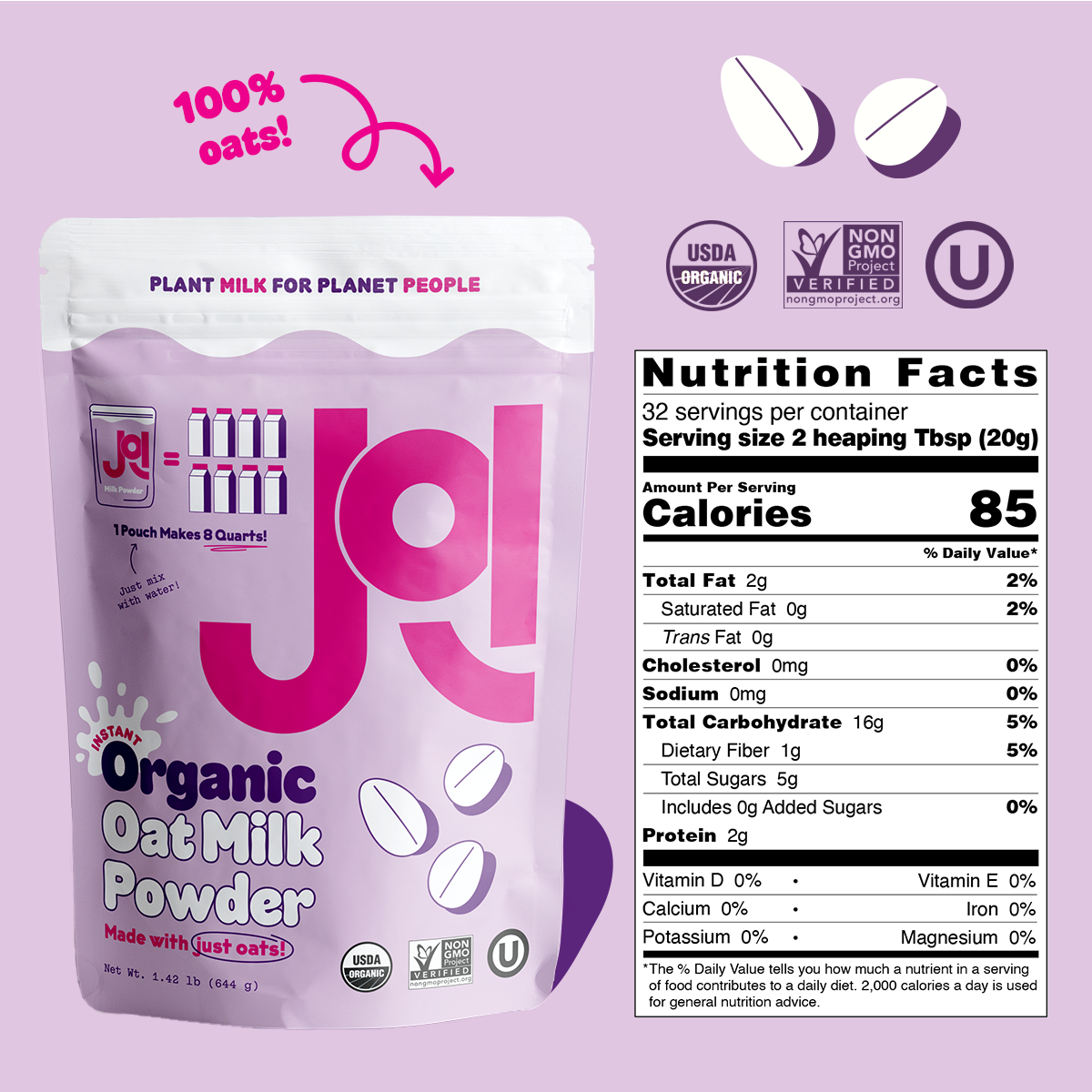 JOI: Instant Organic Oat Milk
