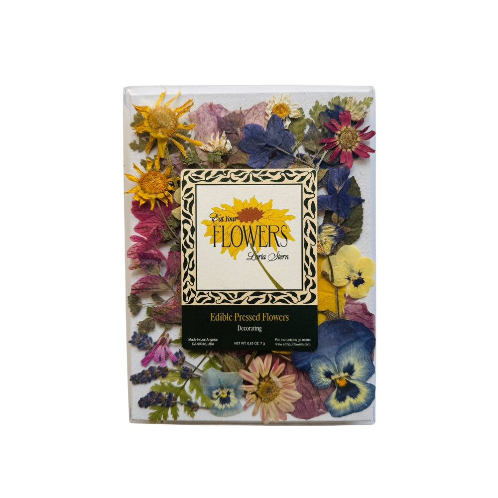 Eat Your Flowers: Edible Pressed Flowers for Decoration