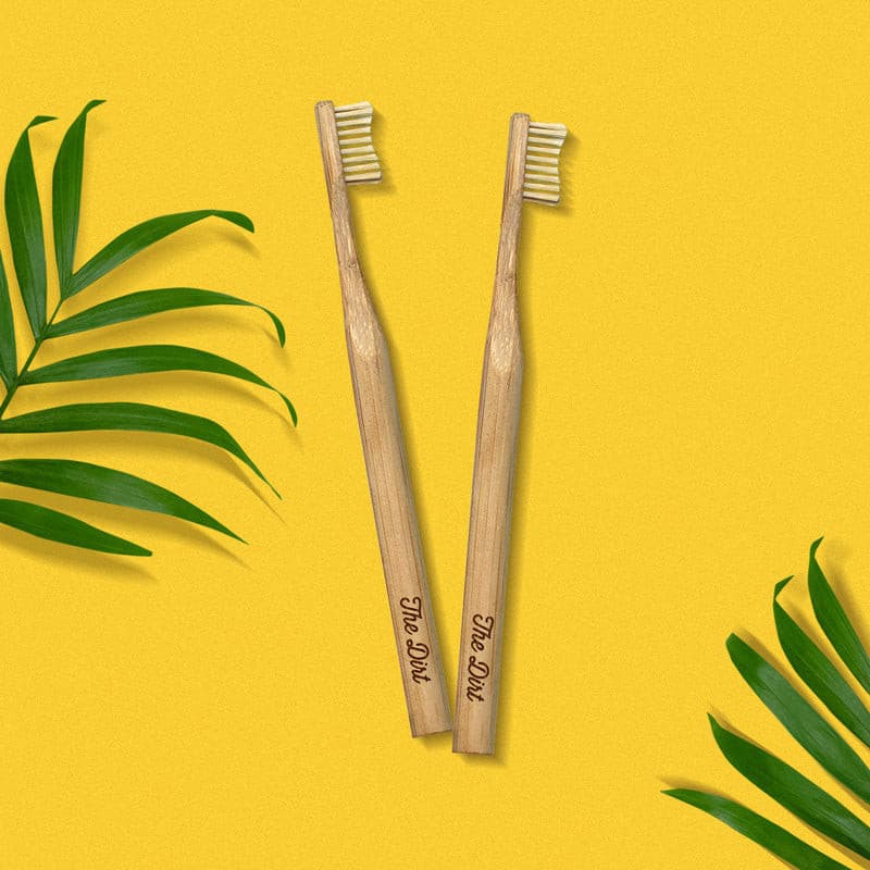 The Dirt: Bamboo Toothbrush with Charcoal Infused Bristles