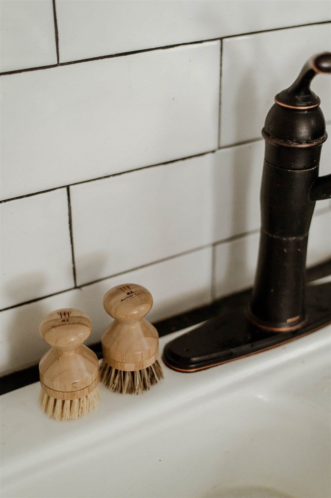 3 Pack - Multipurpose + Wood Scrub Brush + Beechwood Sisal Kitchen Brush